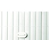 Befestigungsset für PVC Sichtschutzmatten weiß, 26 Stück - Sichtschutzzäune Sichtschutzwand Gartensichtschutz Balkonsichtschutz Winschutz Sichtschutzwand für Garten und Terasse Blichschutz für ...