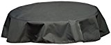 beo Outdoor-Tischdecken wasserabweisende, rund, Durchmesser 120 cm, schwarz / anthrazit