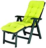 BEST 96336234 Deck-Chair Florida inklusive Polsterauflage, grün