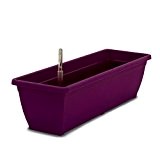 Bewässerungs - Kasten Aqua Toscana 60 cm Purple + Wasserstandsanzeiger