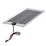 Biard 20W Solarpanel Photovoltaik Solarmodul - Monokristalline Solarzellen - Zum Aufladen von 12V Batterien in Wohnmobilen