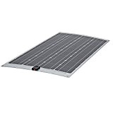 Biard 60W Solarpanel Photovoltaik Solarmodul - Monokristalline Solarzellen - Zum Aufladen von 12V Batterien in Wohnmobilen - Optimal für Unebene ...