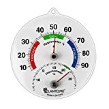 Bimetall Kombi Thermometer / Hygrometer Analog . Thermohygrometer / Luftfeuchtemessung .
