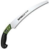 Bio Green SCC330 Super Cut Handsäge, 330 mm Schnittlänge gebogen mit Schutzhülle und Gürtelschlaufe