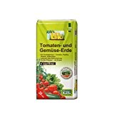 Bio Tomaten- und Gemüseerde torffrei 20 Liter – Kokosmark, Holzfaser, Kompost – Spezialerde ohne Torf in Bio-Qualität – biologisches Naturprodukt ...