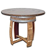 Bistrotisch, Esstisch, Gartentisch, Fass, Holzfass - Tisch aus Weinfass mit Tischplatte