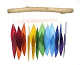 Blau Handworks Glas Windspiel, Over The Rainbow Farbe: Multi Colored