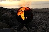 Blaze-Ball Feuerkugel "Weltkugel" 60 cm Feuerschale mit Ständer