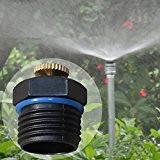 Bluelover 1/2 Zoll einstellbar Messing Spray Düse Garten Bewässerung Mikro Sprinkler