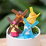 Bluelover Mini süße Windmühle Micro Landschaftsgarten DIY Dekoration
