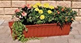Blumenkasten 100 cm terracotta mit Wasserspeicher MADE IN GERMANY