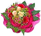 Blumenstrauß Blumenversand "Pretty in pink" +Gratis Grußkarte+Wunschtermin+Frischhaltemittel+Geschenkverpackung