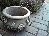 Blumentopf, Handgefertigt aus Stein, Gartendekoration