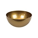 Blumentopf Übertopf Metallic Gold Schale Vase Kunststoff D 230 mm glatt Rukola