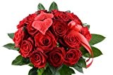 Blumenversand - Blumenstrauß - I Love You / Ich liebe Dich- mit 15 Rosen rot - mit Gratis - Grußkarte ...