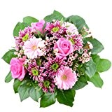 Blumenversand - Blumenstrauß zum Geburtstag - Pink Heart - mit rosa Rosen, rosa Gerbera und Saba Chrysanthemen - mit Gratis ...