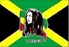 Bob Marley Freedom Jamaika-Flagge 5'x3 '