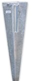 Bodenhülse, Einschlaghülse mit Klemmschelle - für Rundpfosten 34 mm Ø