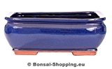 Bonsai - Schale eckig 30 x 27 x 11 cm, blau 30288