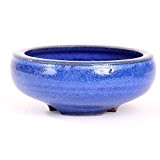 Bonsai - Schale rund 12 Ø x 5 cm,blau 15071