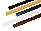 BOOGARDI Abdeckprofil für PVC - Sichtschutzmatte 200cm lang | verschiedene Farben | Bambus