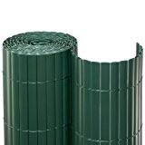 BOOGARDI PVC Sichtschutzmatte 160 x 500 cm Grün - Moderne Sichtschutzmatte in vielen Farben und Größen als Sichtschutz | Windschutz ...