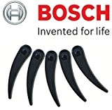 Bosch Original Durablades (Ersatzmesser ) (Packung mit 5 Klingen) (Um den Bosch ART 26-18 Li Akku-Trimmer) (mit einem STANLEY Band ...
