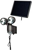 Brennenstuhl LED-Spot SOL / LED-Leuchte für außen mit Bewegungsmelder und Solar-Panel (IP44, inkl. Akku, 8 x 0,5W) Farbe: anthrazit