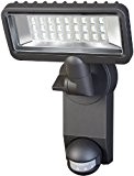 Brennenstuhl LED-Strahler Premium City / LED-Leuchte für außen und innen mit Bewegungsmelder (IP44, drehbar, 18 W, 6400 K) Farbe: anthrazit