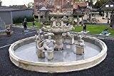 Brunnen, Gartenbrunnen, Zierbrunnen, fountain, Ø 1100 Farbe antikfinish