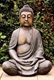 Buddha 100 cm, Kunstharz, auch für Außenbereich