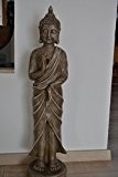 Buddha - große Buddhafigur, stehend - Höhe 80 cm, dekorativ und edel, in Steinoptik, Preis pro Stück