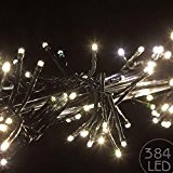 Büschel-Lichterkette 384 LED Cluster aussen warmweiß Weihnachten von Gartenpirat®