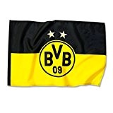 BVB 09 Borussia Dortmund Hissfahne 2 Sterne 150x100 cm Fahne Flagge 15131000