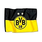 BVB 09 Borussia Dortmund Stockfahne 2 Sterne 90 x 60 cm Fahne Flagge 14134100