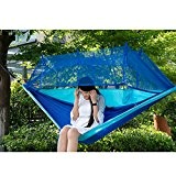 Camping Hammock-Zmsj-Portable Travel Outdoor Hammock Hanging Bed with Mosquito Net, Ultralight & Quality Comfort for Camping, Hiking, Travel, Outdoors and ...