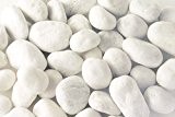 Carrara Kies 25-40 mm, 20 kg Sack, Marmor weiß, Splitt, Gabione, Ziersplitt, Gabionenfüllung von Gartenwelt Riegelsberger
