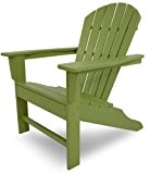 CASA BRUNO South Beach Adirondack Chair aus recyceltem Polywood® HDPE Kunststoff, limettengrün - kompromisslos wetterfest