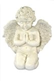 Casa Collection 07675 Gartenfigur Engel kniend und betend, groß, Höhe 52 cm