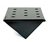 Charcoal Companion Kleiner Gas-Grill mit Räucherbox , schwarz, 12,19 x 15,75 x 6 ,35 cm, CC4056