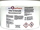 Chlor S Granulat - schnell lösliches Chlorgranulat mit über 60% Aktivchlor, 3,0 kg