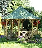 Chopin Gartenlaube. Gartenhaus aus Holz günstig kaufen. (h335x350cm)