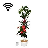 Citysens - Smart Vertikaler Garten Mit WiFi-timer, Weiß, 4 Blumentopf