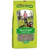Classic Green Sport- & Spielrasen 10kg, Rasensamen, Rasensaat
