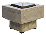 CLIMAQUA Zimmerbrunnen, Kermo, grau, 19.5x19.5x13.5 cm, 0619