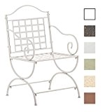 CLP Eisen Garten-Stuhl LOTTA, bis zu 6 Farben wählbar weiß
