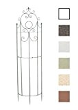 CLP Metall-Rankgitter 200 cm LAVENDEL, halbrund, aus Eisen, Größe ca. 200 x 50 cm antik grün