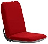 Comfort Seat Classic Regular - mobiler, tragbarer Komfortsitz, dunkelrot - für Camping, Strand, Garten, Boot