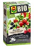 COMPO BIO Beeren Langzeit-Dünger mit Schafwolle, einzigartiger, rein organischer Naturdünger für alle Beerenpflanzen und -sträucher, sowie Kern- und Steinobst, 750 ...