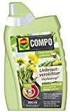 COMPO BIO Unkrautvernichter Herbistop®, Totalherbizid-Konzentrat mit Sofortwirkung gegen Rasenunkräuter. Algen und Moose, 500 ml
